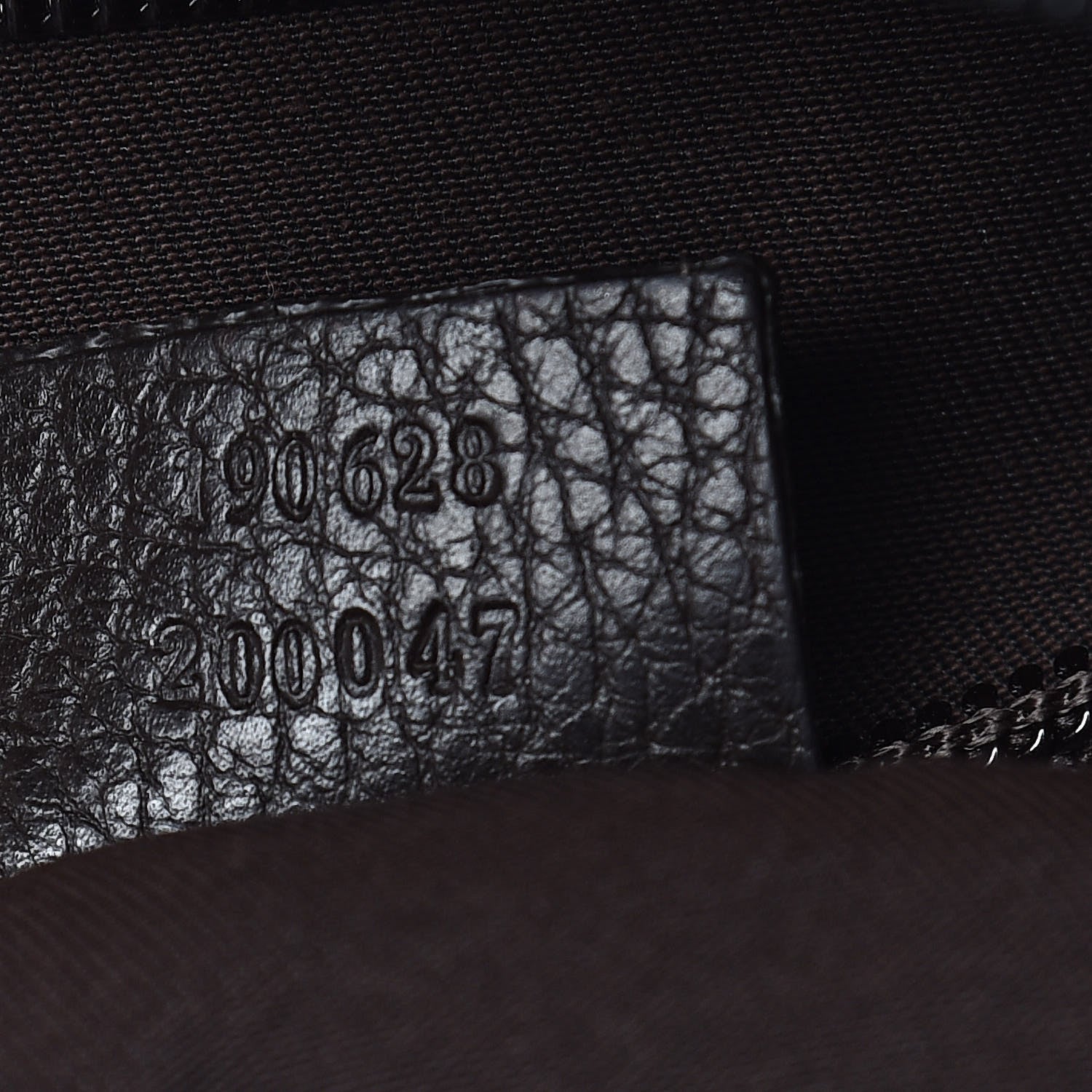 Gucci Denim Monogram Messenger Bag Dark Brown 7 of 10
