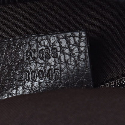 Gucci Denim Monogram Messenger Bag Dark Brown 7 of 10