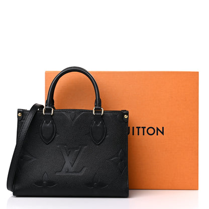 Louis Vuitton Empreinte Monogram Giant Onthego PM Black 16 of 16