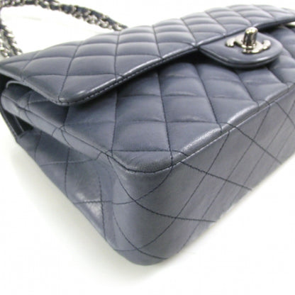 Chanel Lambskin Medium Double Flap Blue 6 of 13