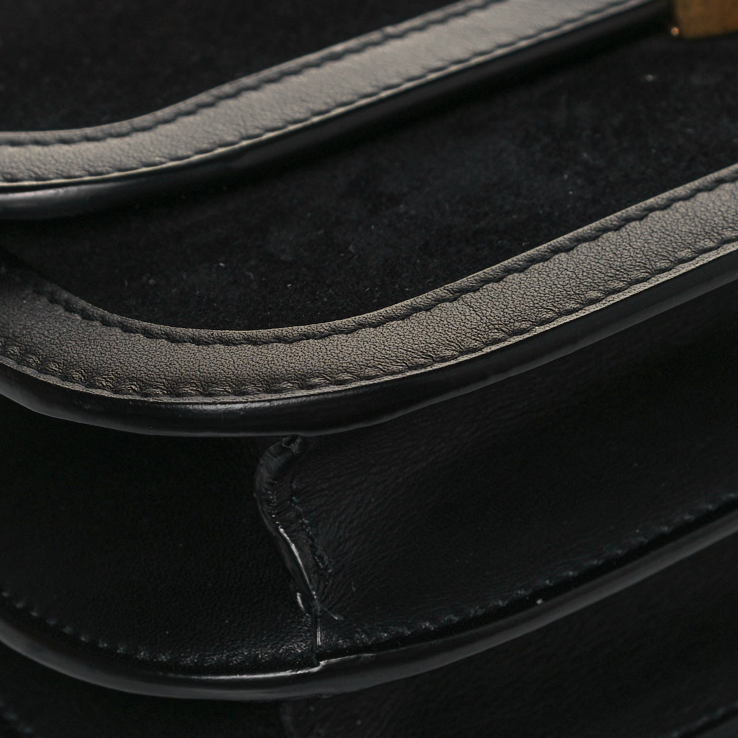 Saint Laurent Suede Smooth Calfskin Monogram Medium Solferino Soft Satchel Black 8 of 12