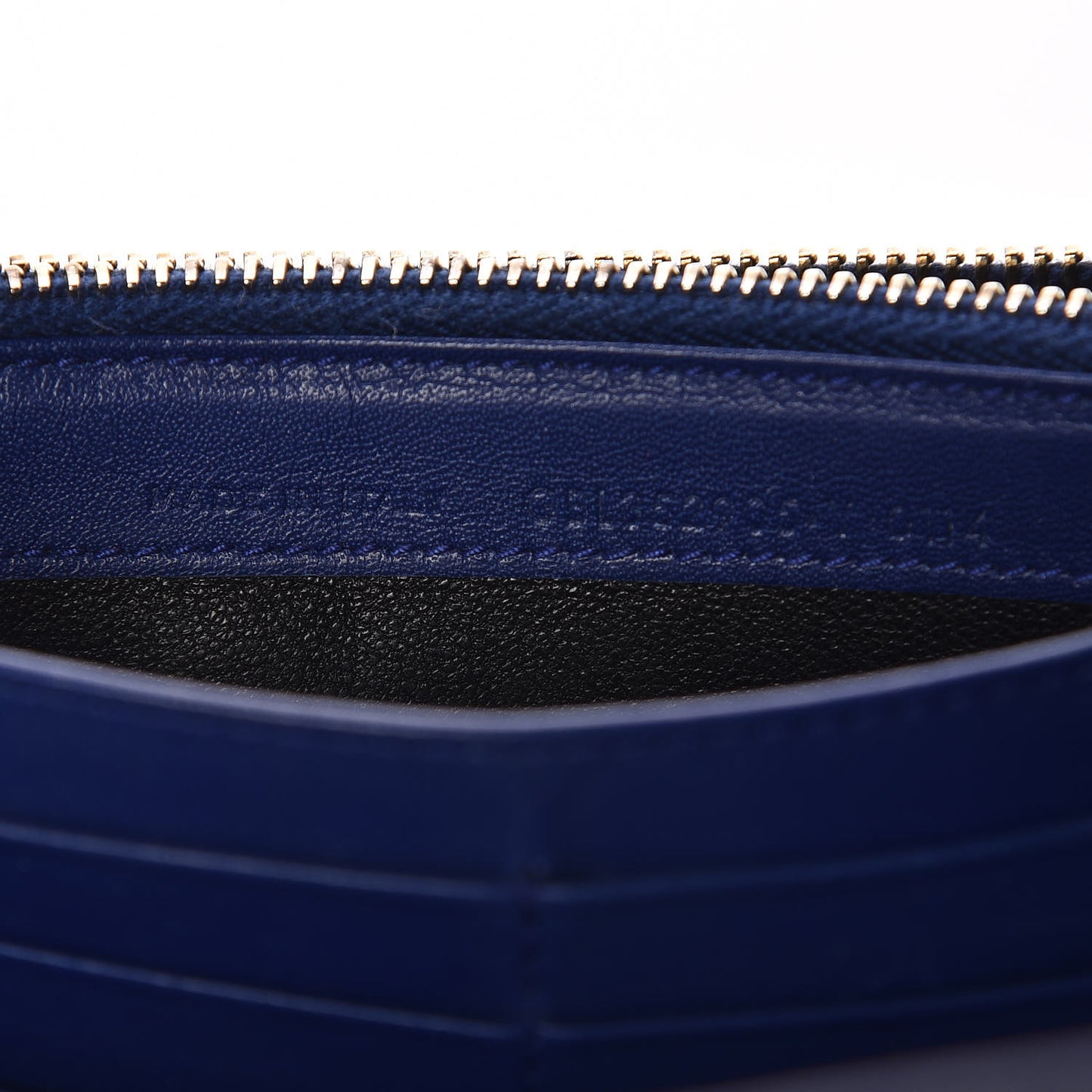 Patent Belle De Jour Flap Wallet Blue