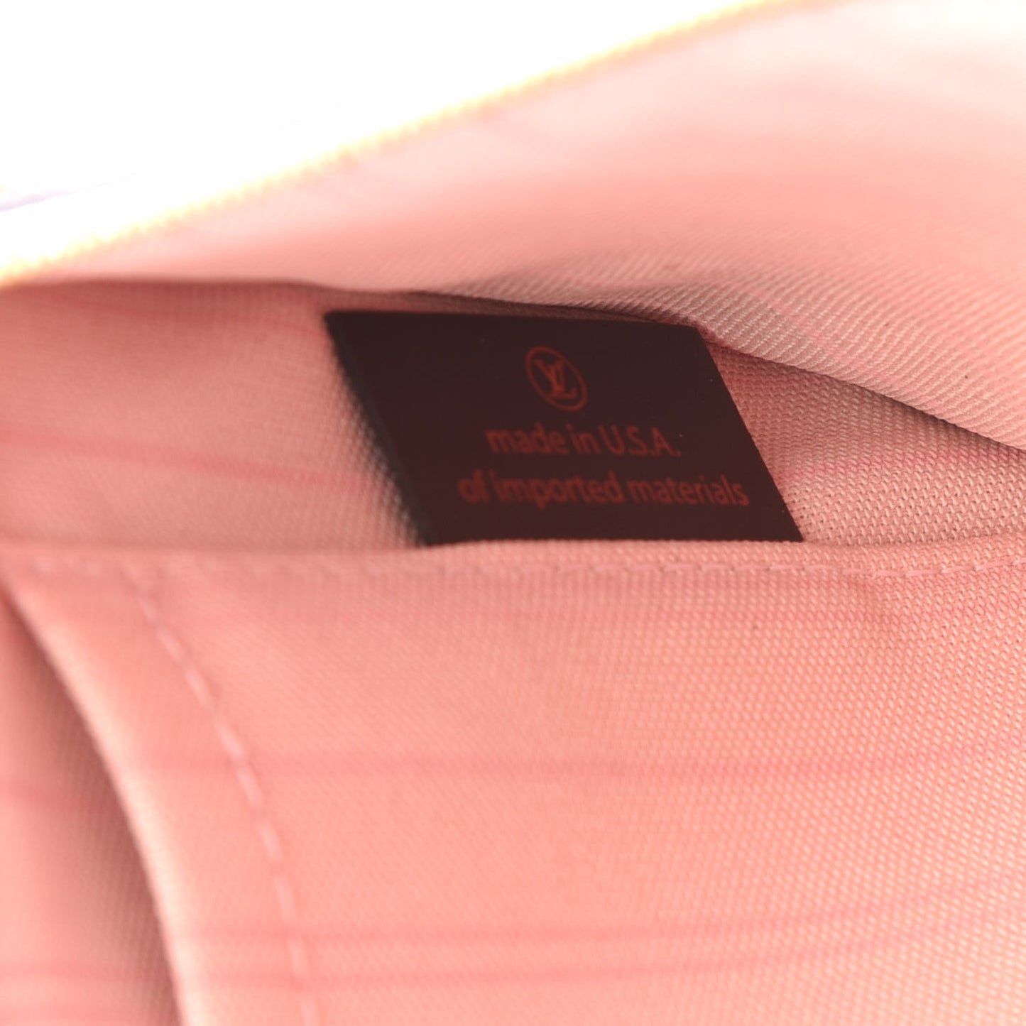 Damier Ebene Neverfull MM GM Pochette Rose Ballerine