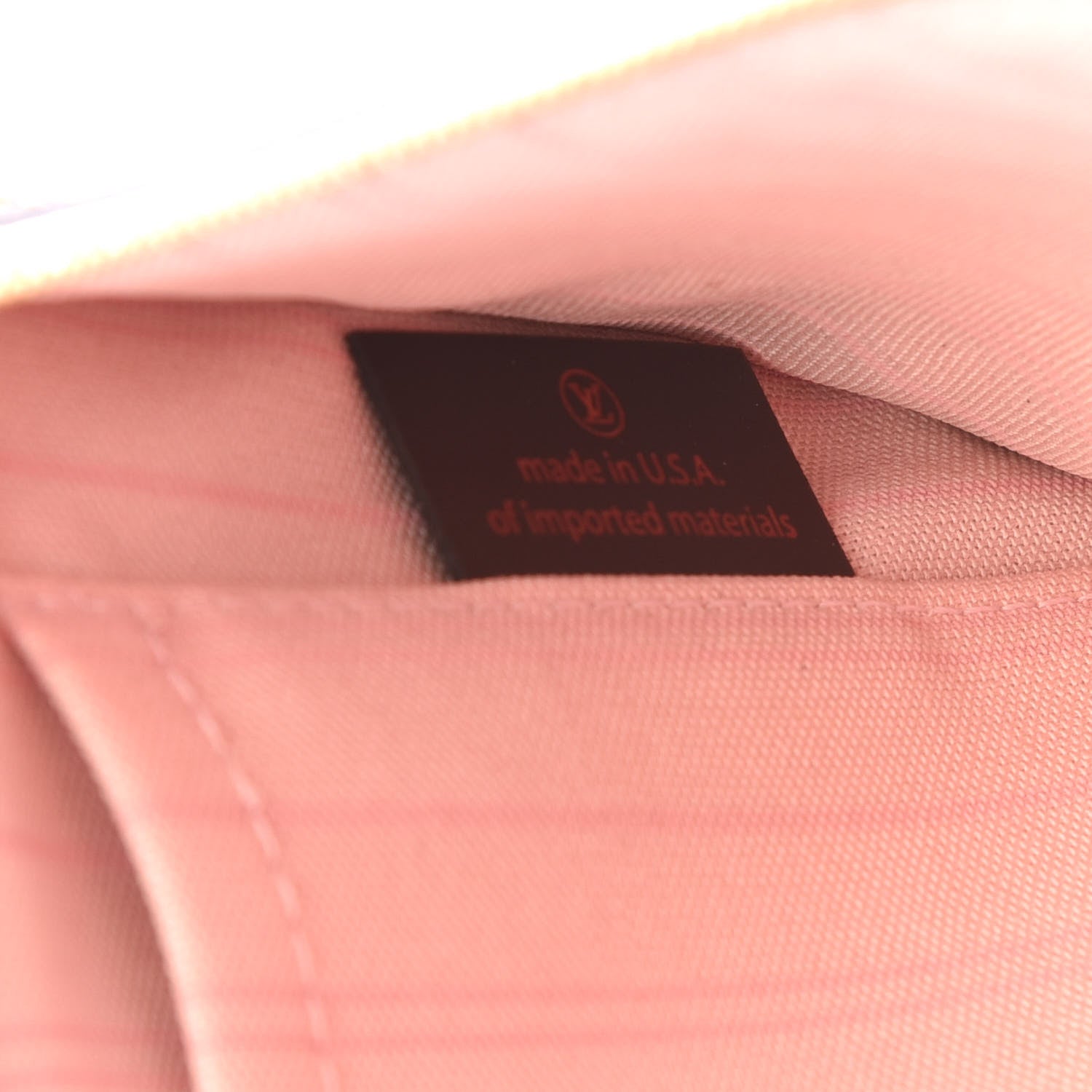 Louis Vuitton Damier Ebene Neverfull MM GM Pochette Rose Ballerine 8 of 10