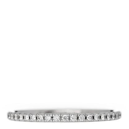 Tiffany Platinum Diamond Metro Full Eternity Band Ring 53 6.5 1 of 5