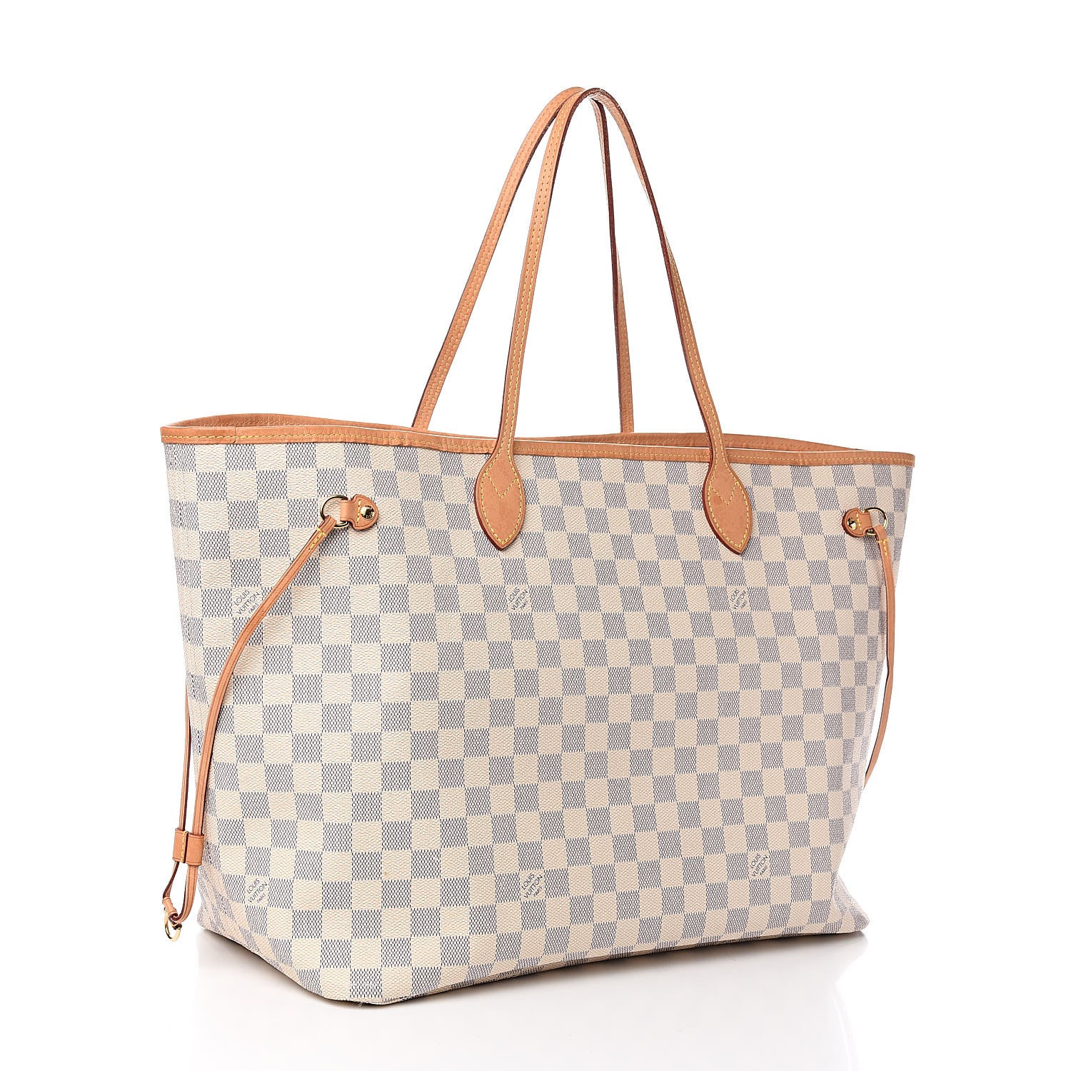 Louis Vuitton Damier Azur Neo Neverfull GM Rose Ballerine 3 of 13