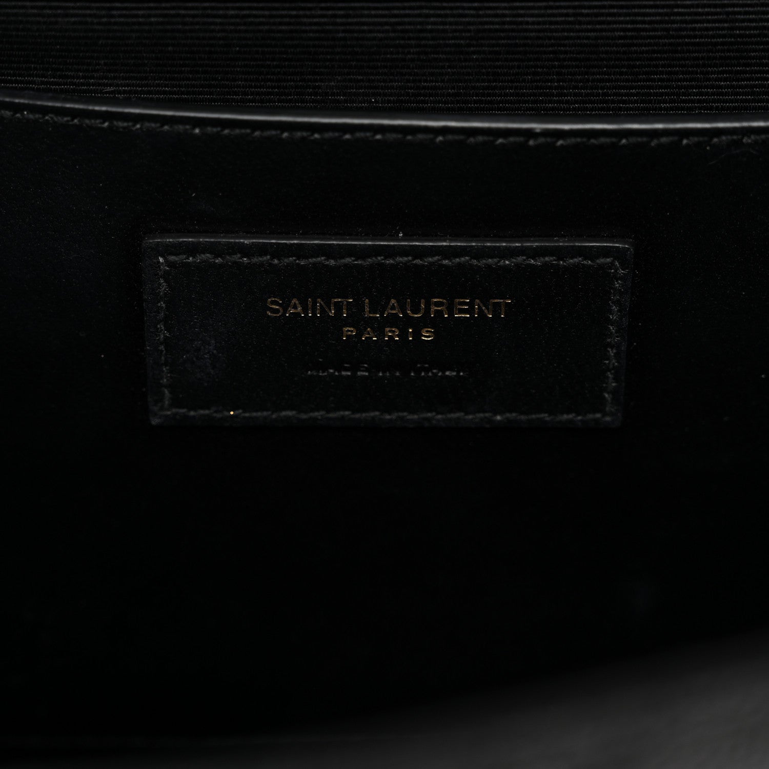 Saint Laurent Grain De Poudre Textured Mixed Matelasse Triquilt Medium Monogram Satchel Black 6 of 11