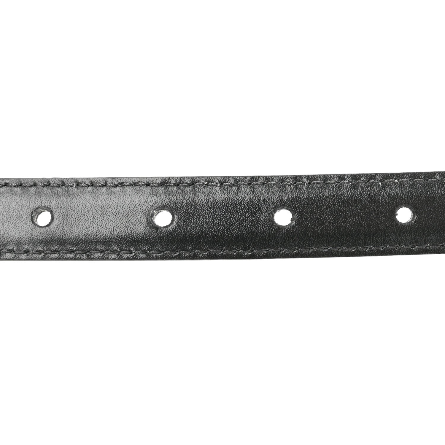 Celine Box Calfskin Medium 25mm Triomphe Belt 90 36 Black 4 of 6