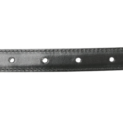 Celine Box Calfskin Medium 25mm Triomphe Belt 90 36 Black 4 of 6