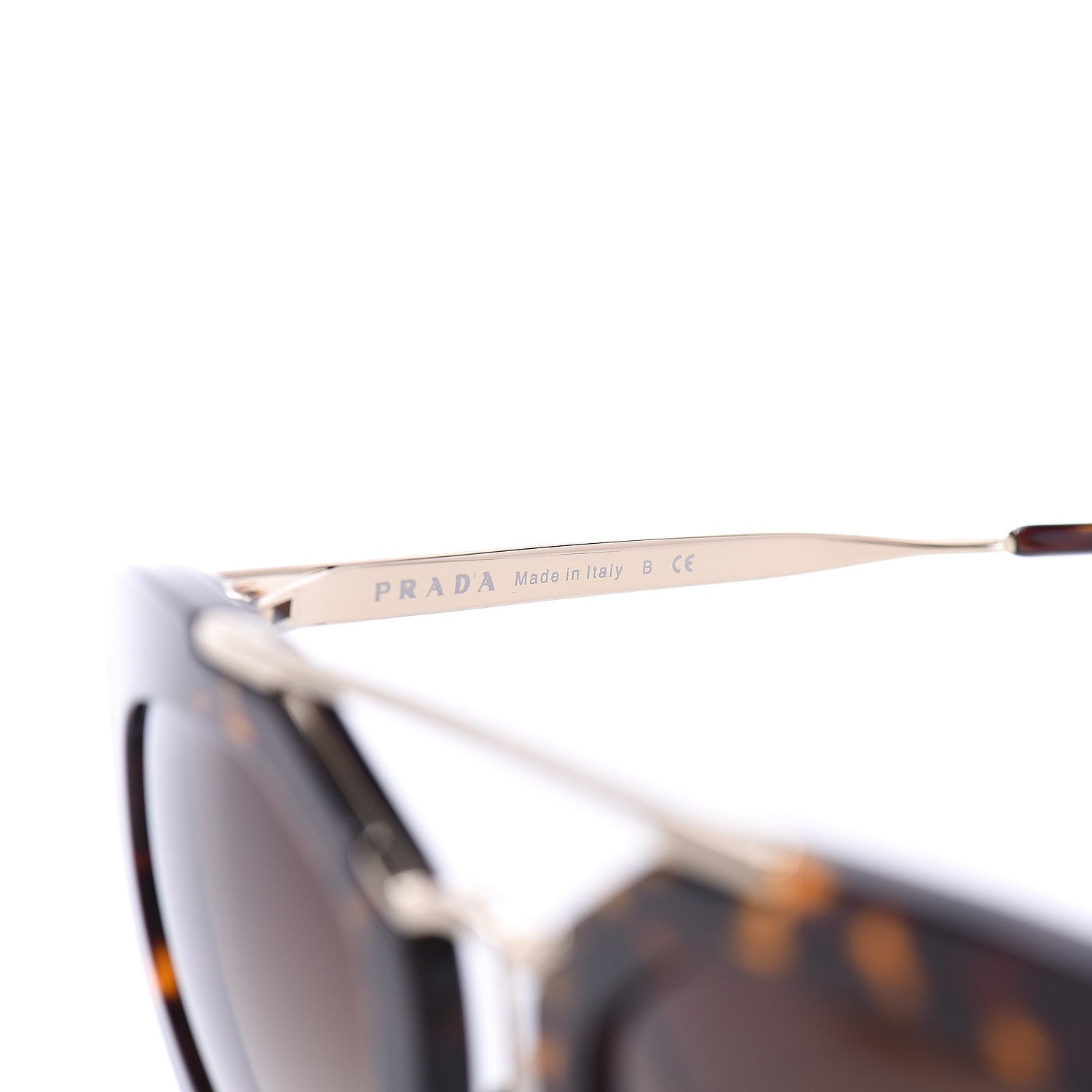 Prada Acetate Cinema Sunglasses SPR 09Q Tortoise 5 of 6