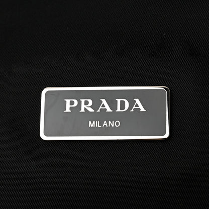 Prada Nylon Tessuto Character Logo Patch Backpack Black 6 of 9