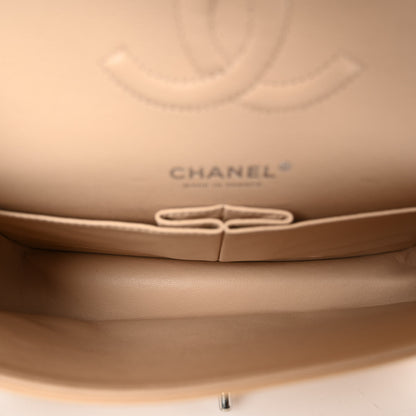 Chanel Caviar Quilted Medium Double Flap Beige 5 of 10