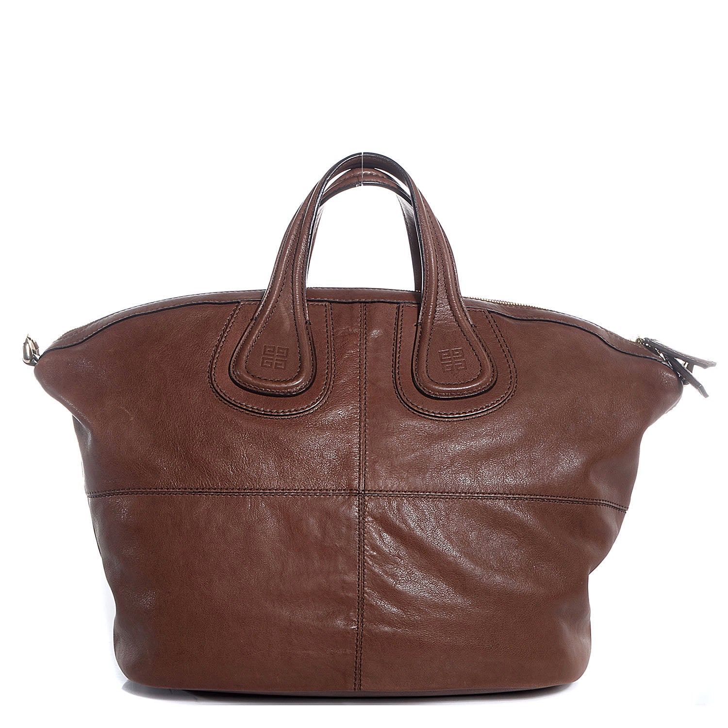 Givenchy Lambskin Medium Nightingale Shopper Tote Brown 1 of 10