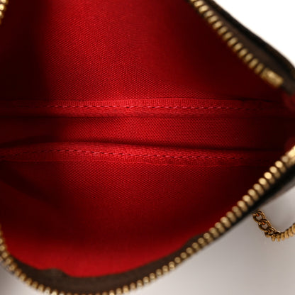 Louis Vuitton Damier Ebene Mini Pochette Accessories 5 of 10