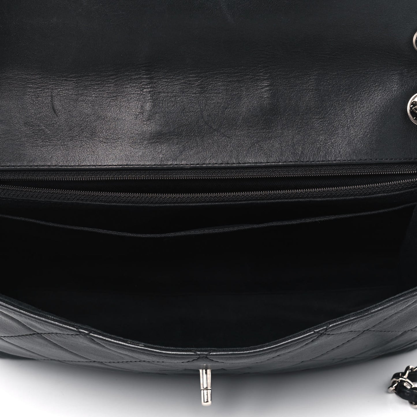 Calfskin Quilted In The Business Flap Bag Black
