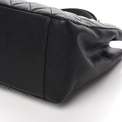 Chanel Caviar Quilted Grand Shopping Tote GST Black 8 of 10