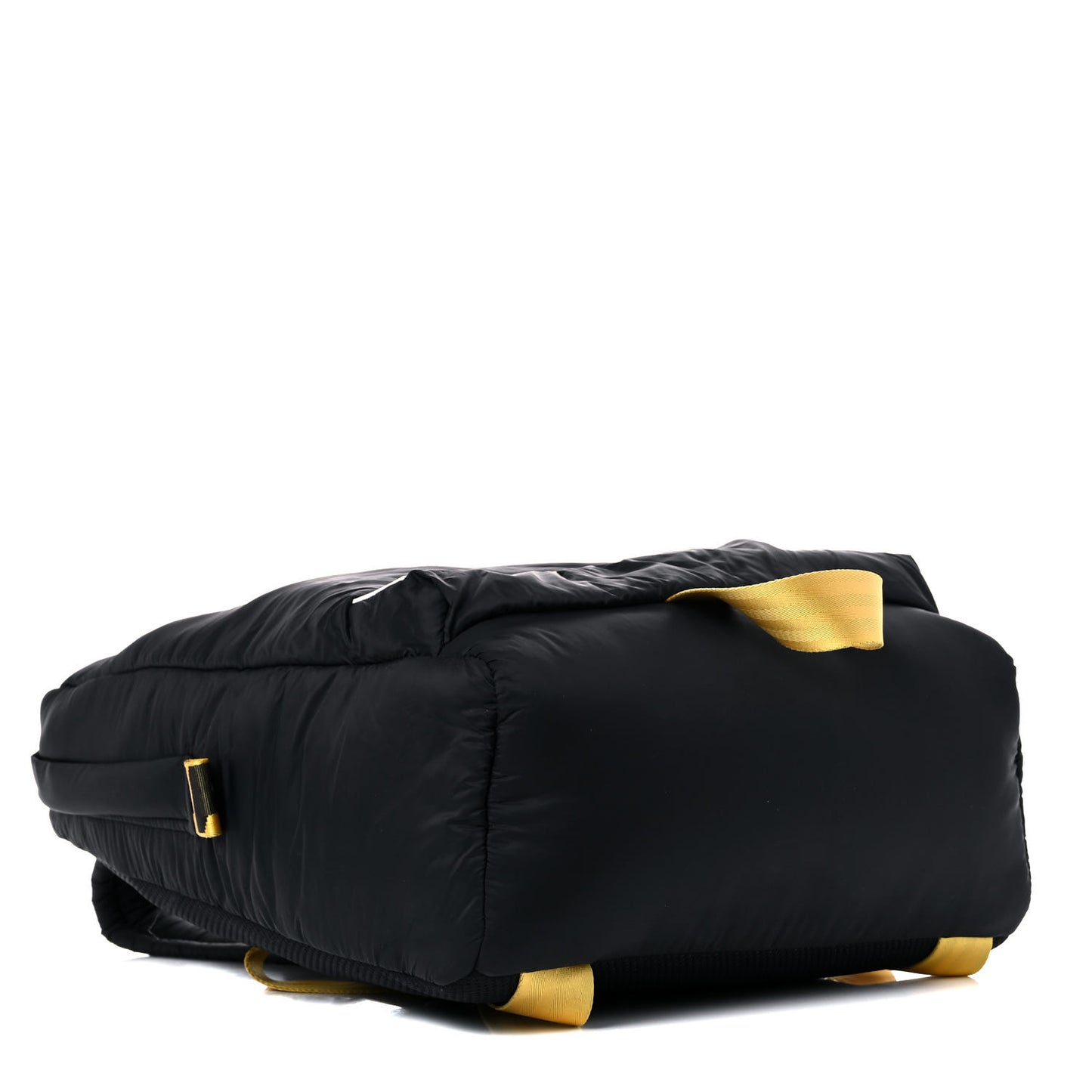 Nylon Industrial Puffy Backpack Black