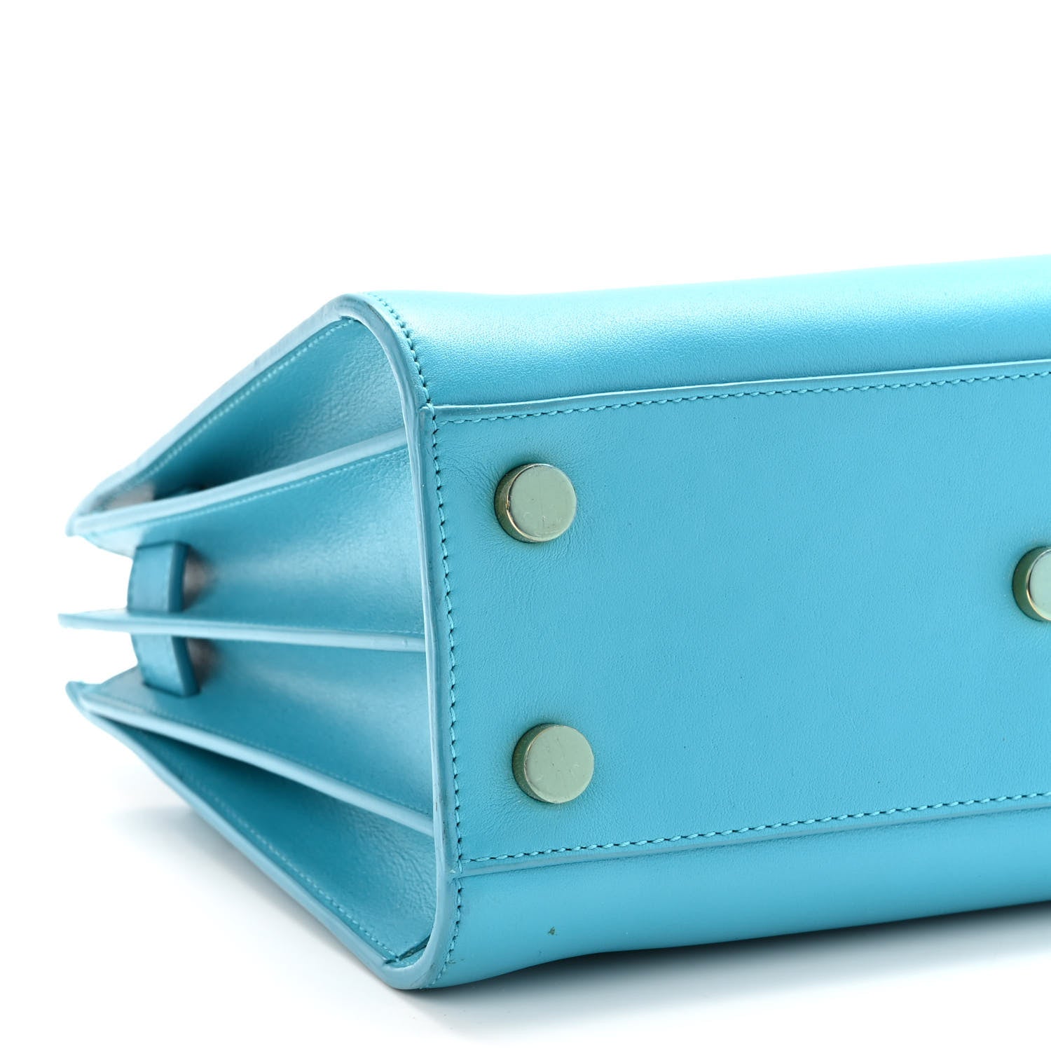 Saint Laurent Calfskin Nano Sac De Jour Turquoise 8 of 14