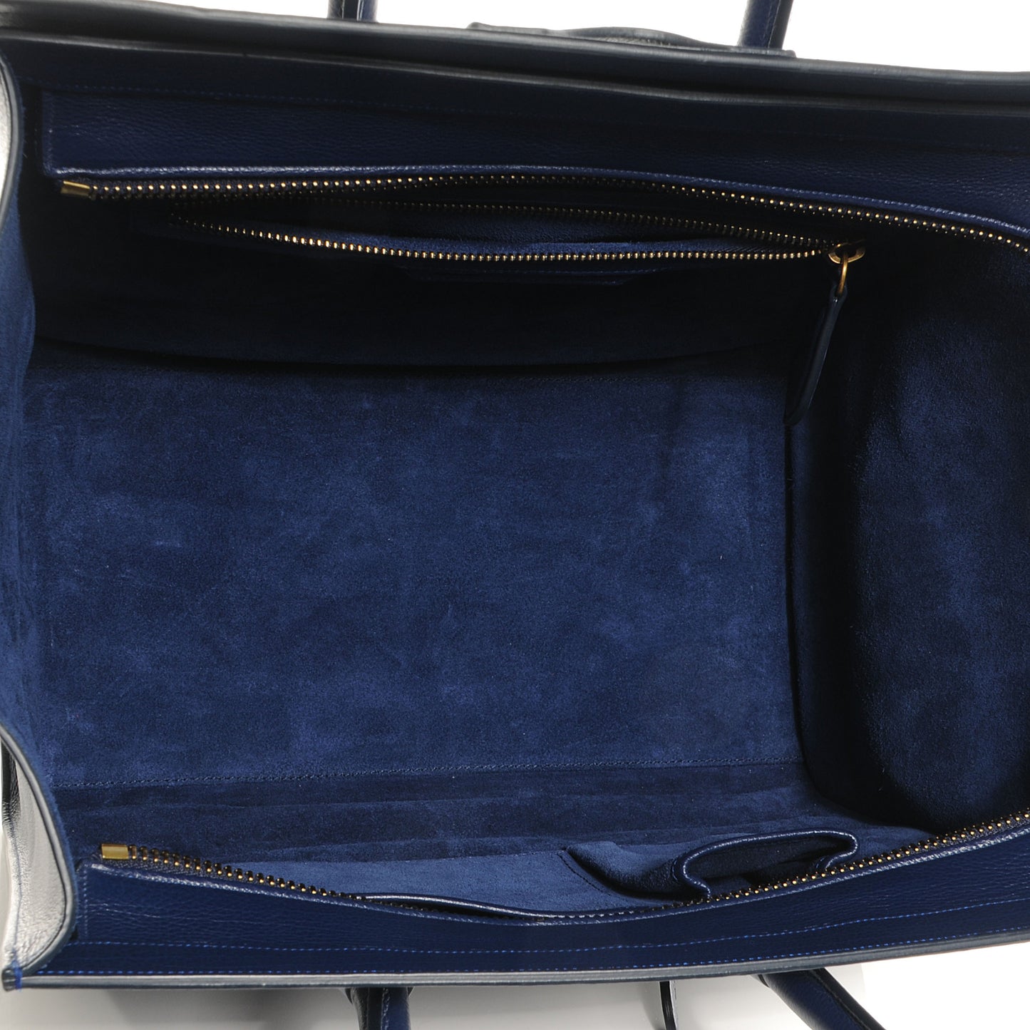 Baby Calfskin Leather Mini Luggage Ink