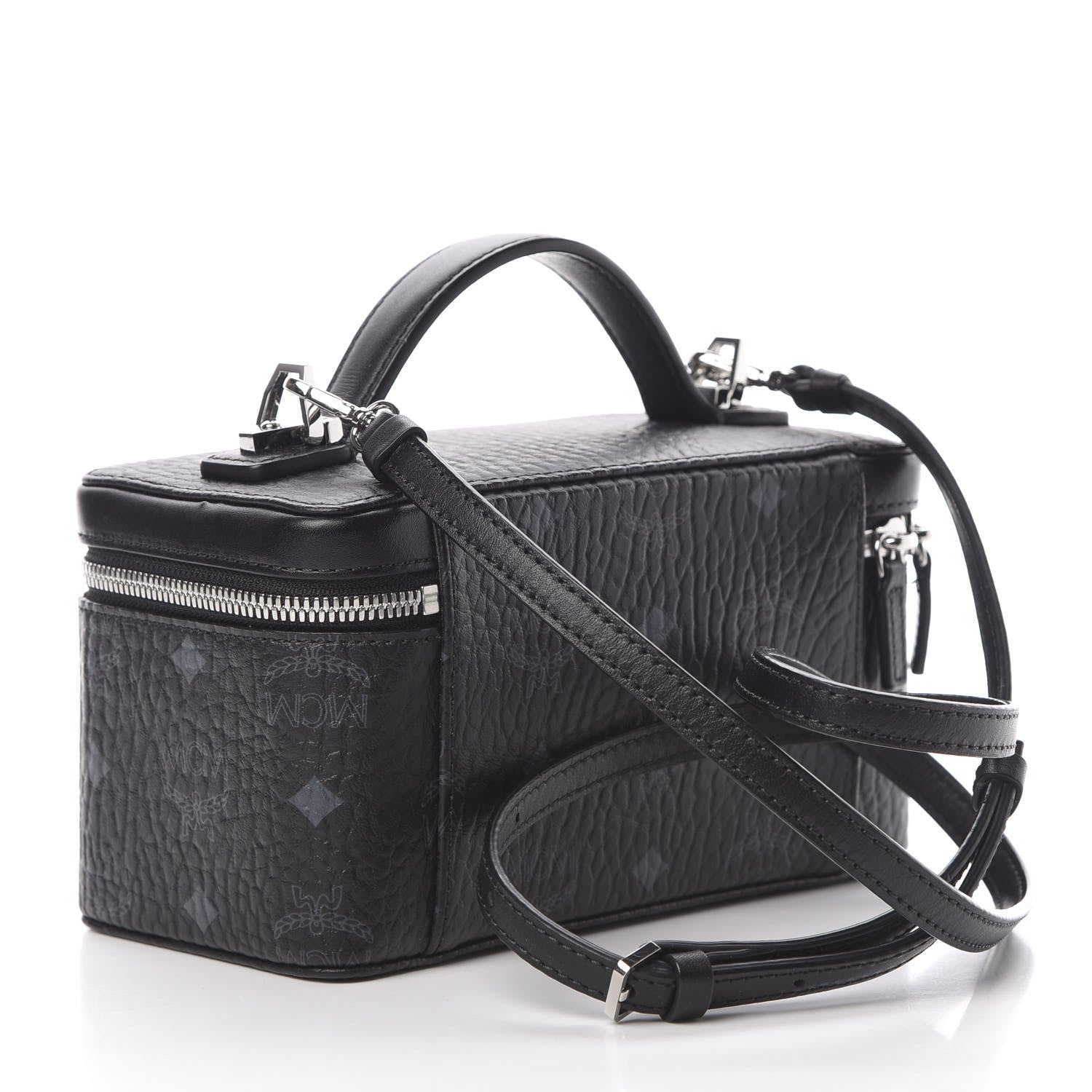 MCM Visetos Vanity Case Black 3 of 9
