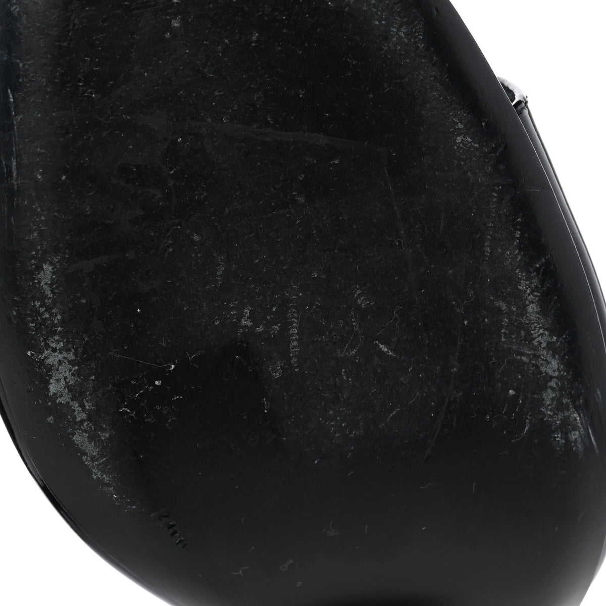 Patent Calfskin CC Mules 36.5 Black