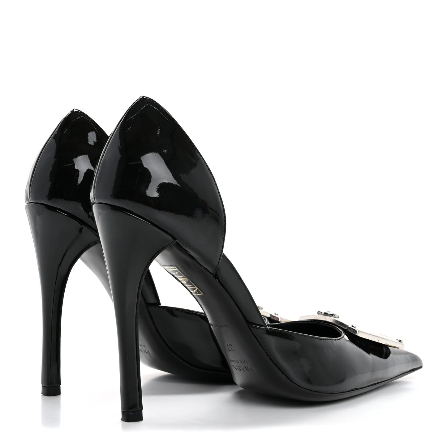 Vernice Metal Pumps 37 Black