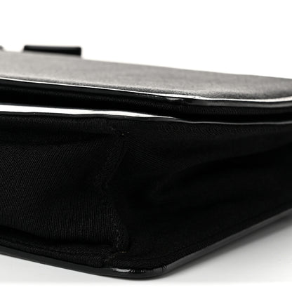 Prada Nylon Spazzolato Triangle Flat Bag Black 9 of 9