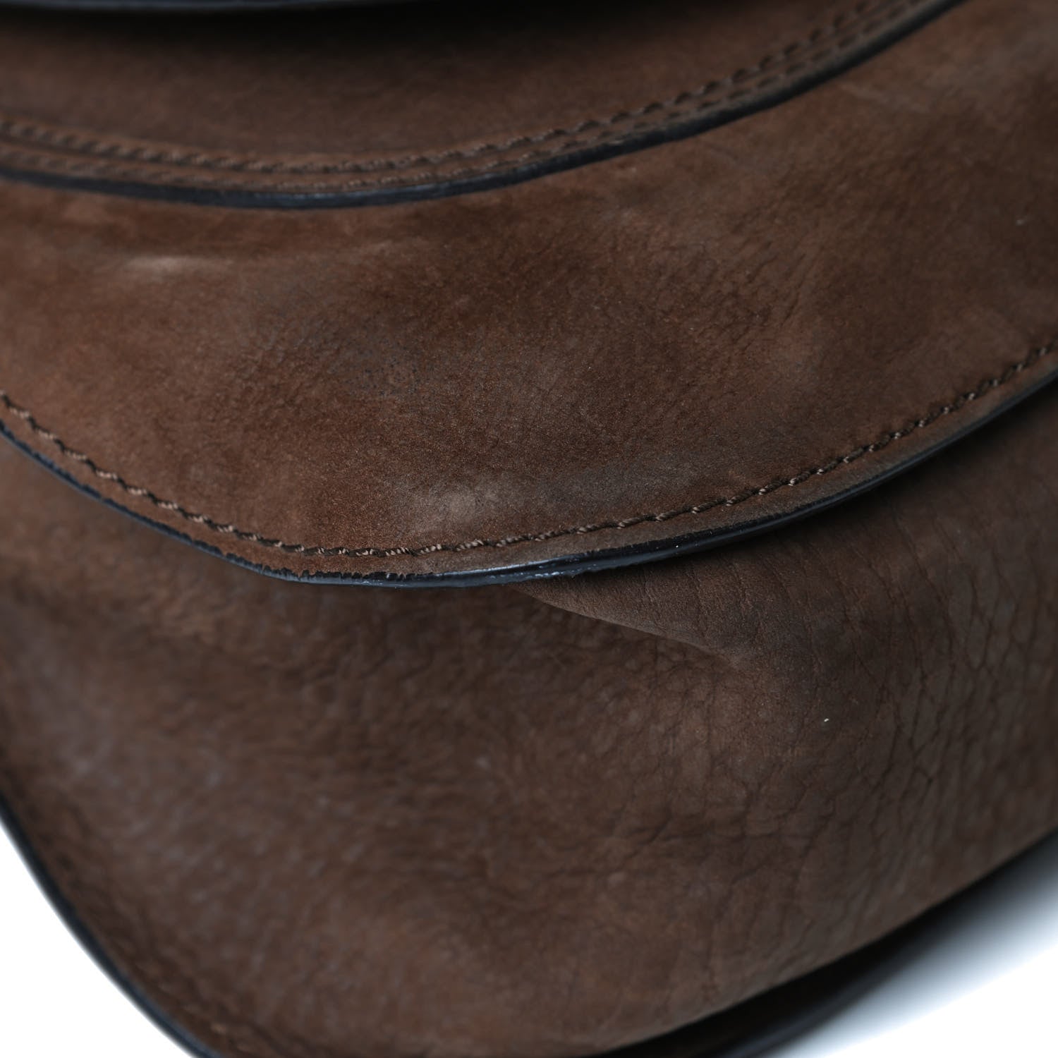 Chloe Nubuck Medium Marcie Satchel Dark Brown 18 of 18