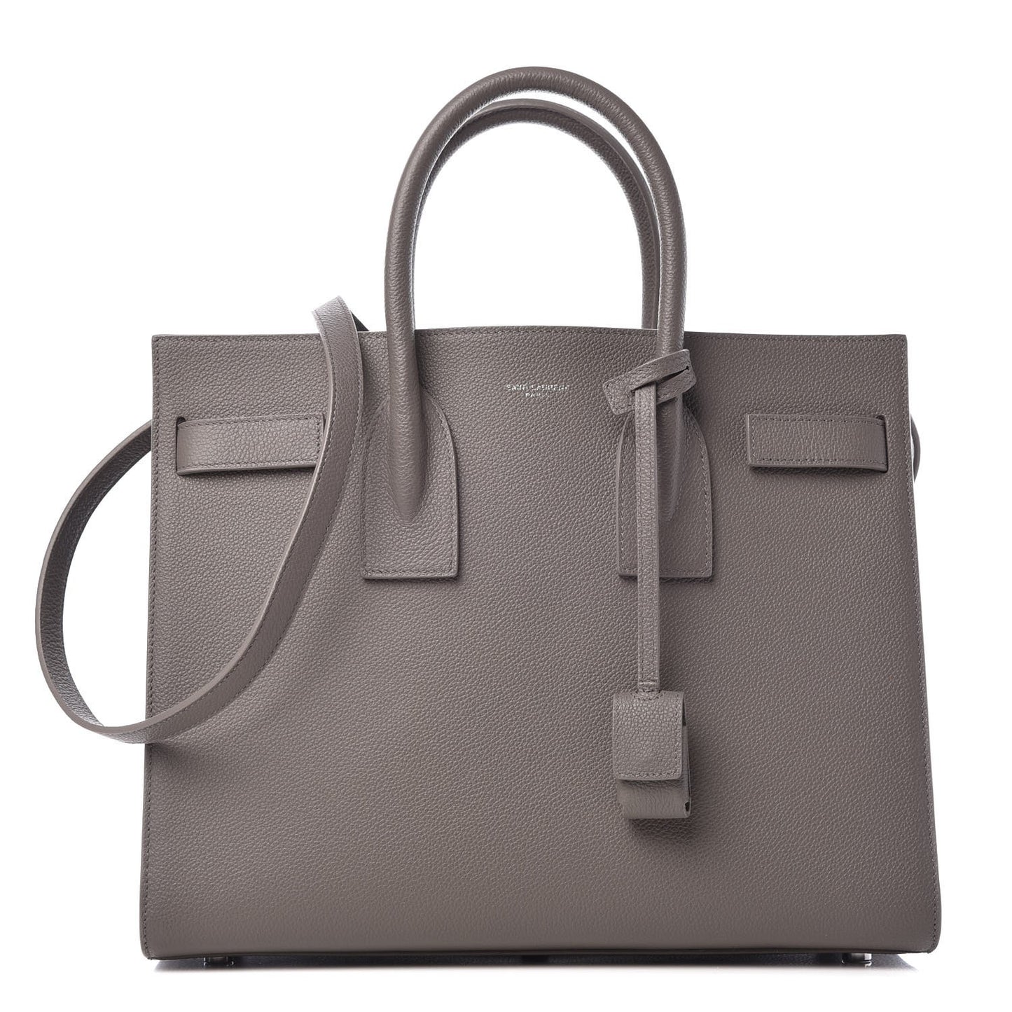 Grained Calfskin Small Sac De Jour Fog