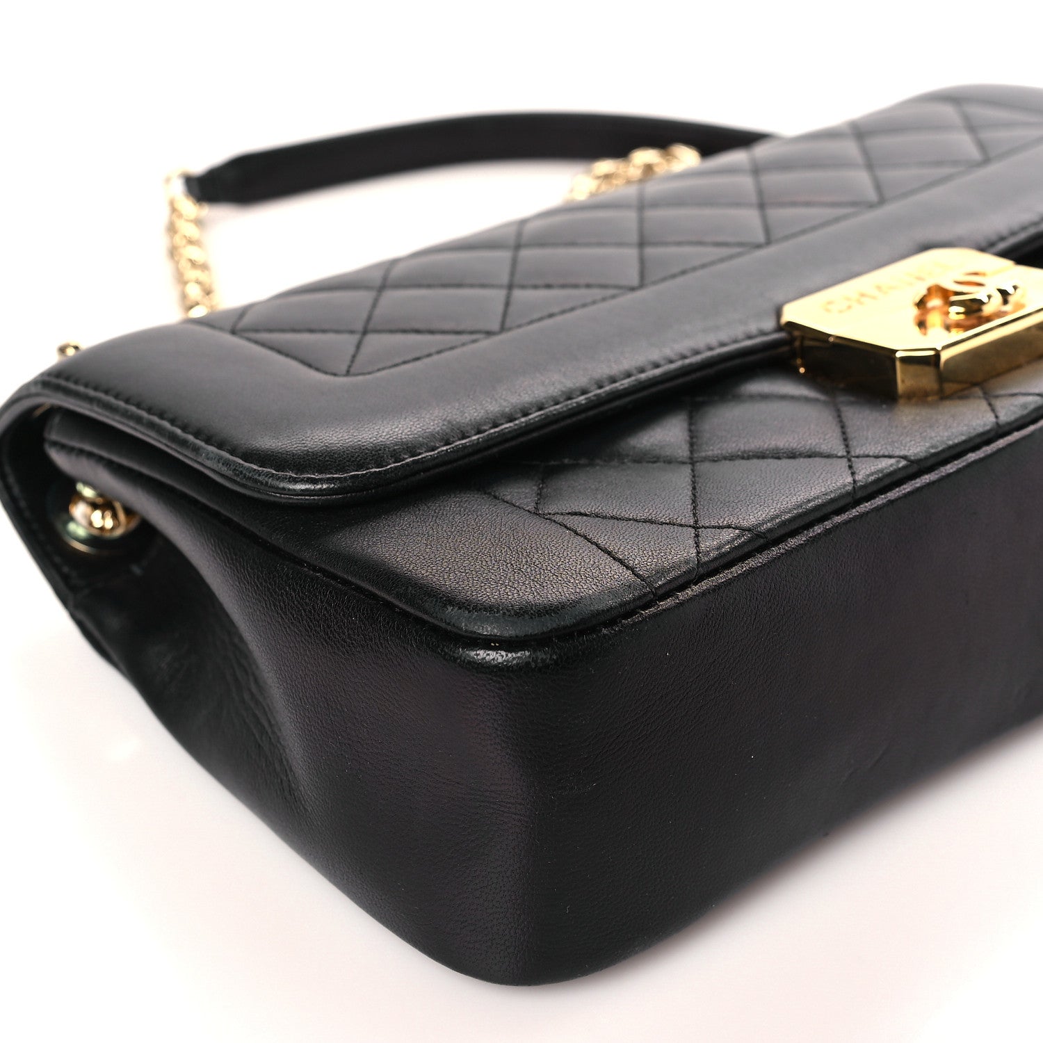 Chanel Lambskin Quilted Large Chic With Me Flap Black 8 of 9