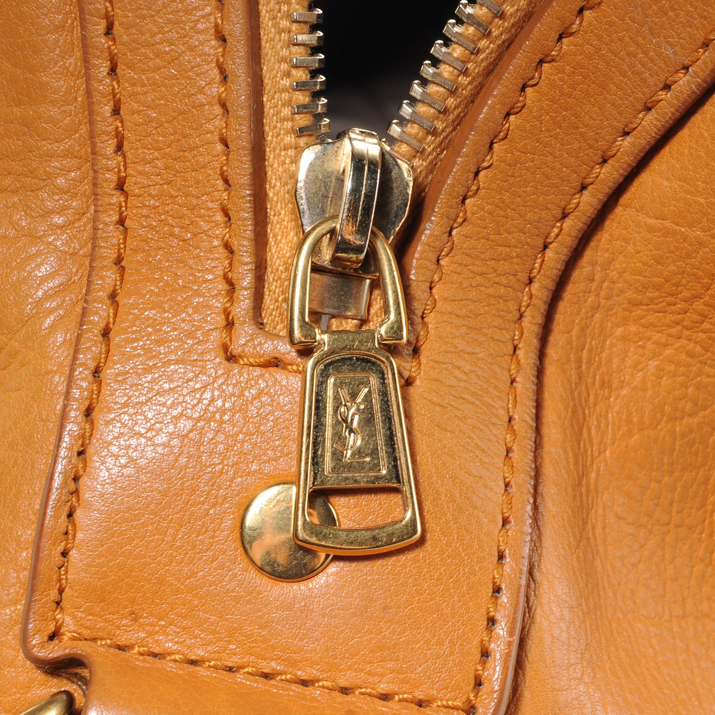 Leather Large Muse Camel