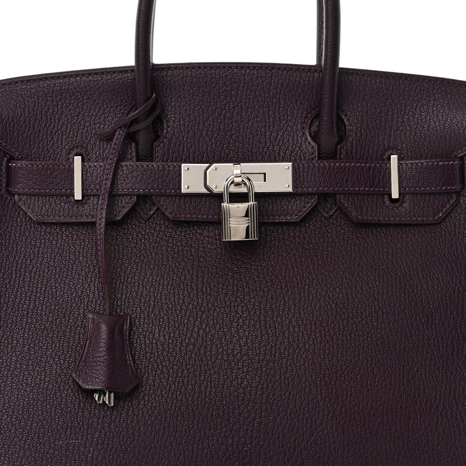 Hermes Chevre Mysore Birkin 30 Raisin 12 of 15