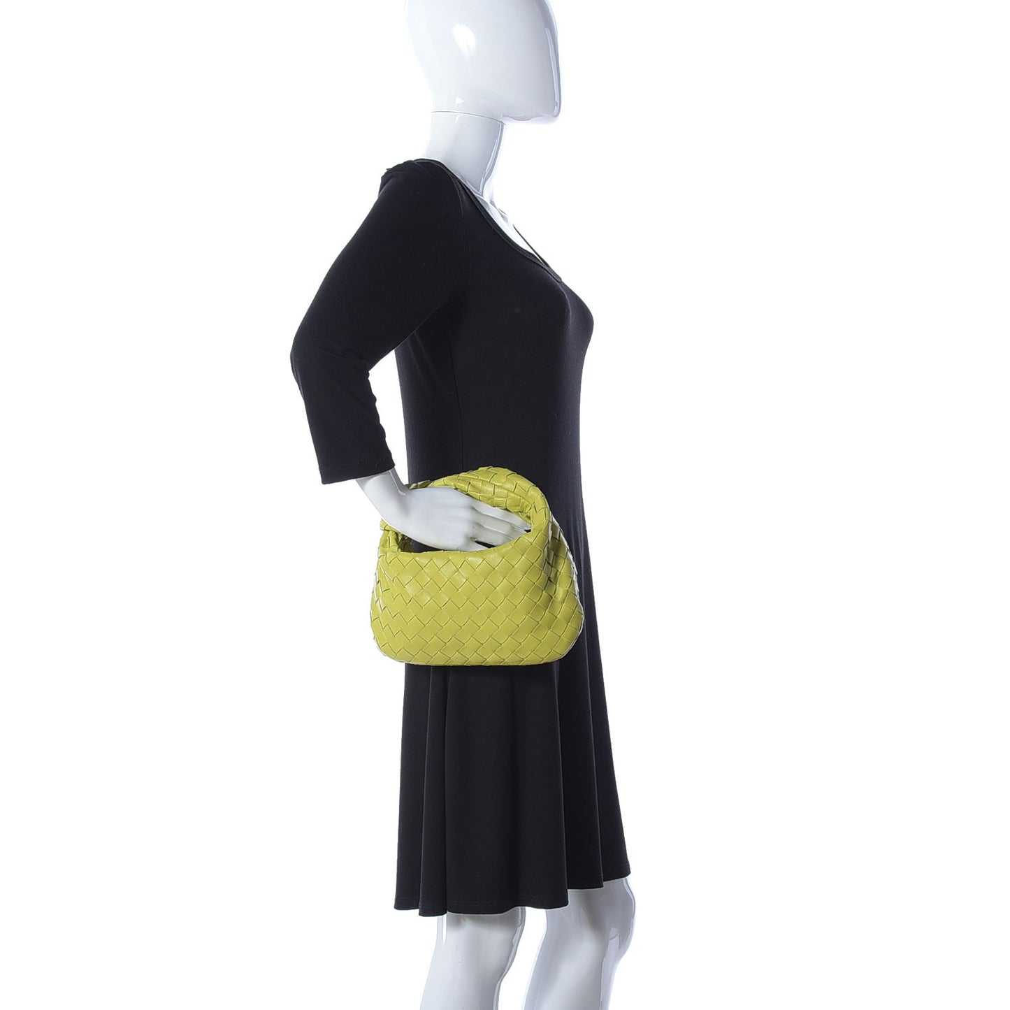 Nappa Intrecciato Mini Jodie Kiwi