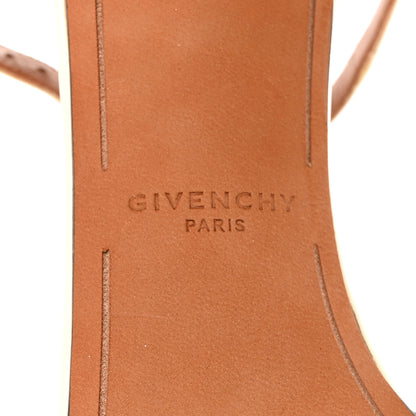 Givenchy Metallic Nappa Ankle Strap Sandals 40 Gold 8 of 21