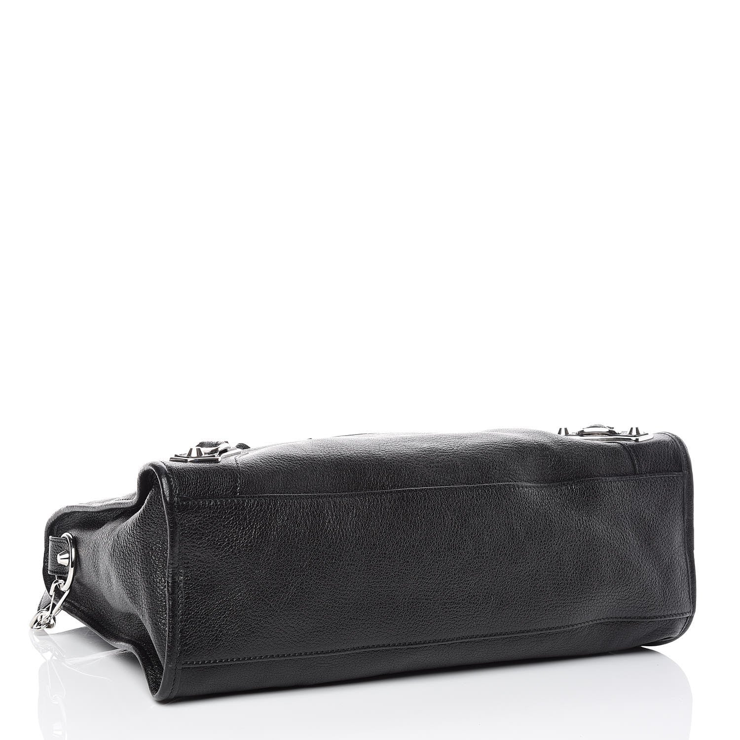 Balenciaga Chevre Silver Metallic Edge Hardware City Black 5 of 10