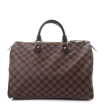 Louis Vuitton Damier Ebene Speedy 35 1 of 9
