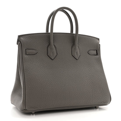 Hermes Togo Birkin 25 Gris Meyer 3 of 11