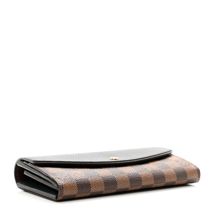 Louis Vuitton Damier Ebene Normandy Wallet Black 4 of 7