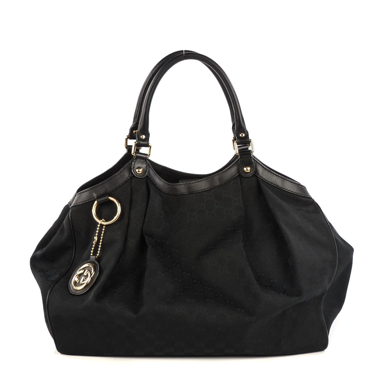 Gucci Monogram Large Sukey Tote Black 1 of 7