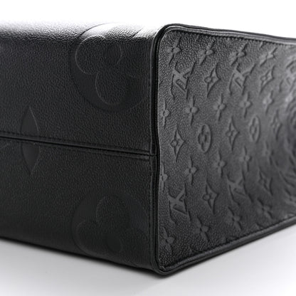 Louis Vuitton Empreinte Monogram Giant Onthego MM Black 9 of 10