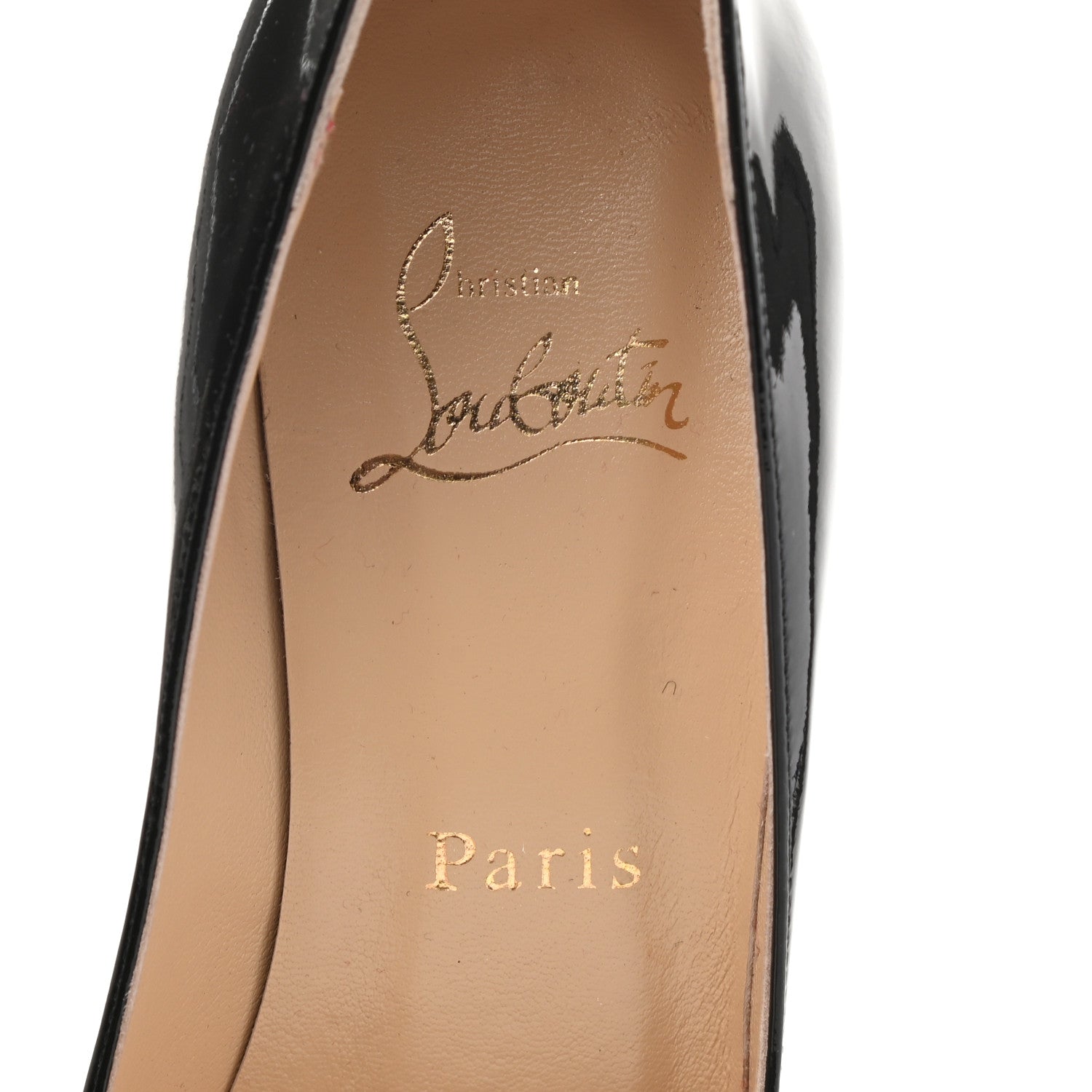 Christian Louboutin Patent Pigalle 100 Pumps 38 Black 7 of 8