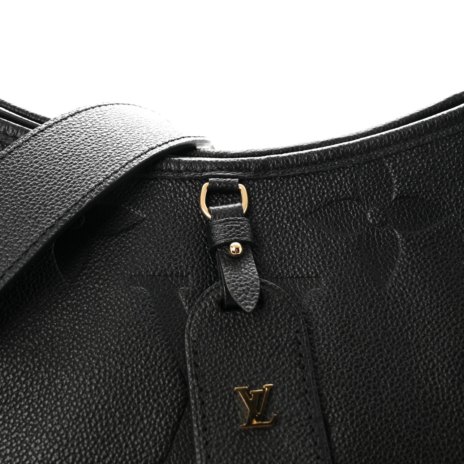 Louis Vuitton Empreinte Monogram Giant Carryall MM Black 8 of 10