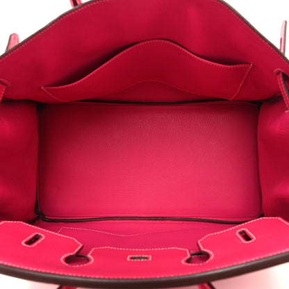 Hermes Epsom Candy Birkin 35 Rose Tyrien 5 of 12