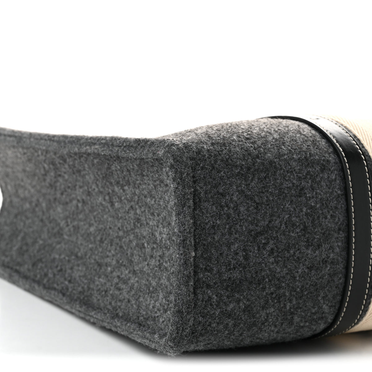 Felt Large Woody Ribbon Tote Cashmere Grey