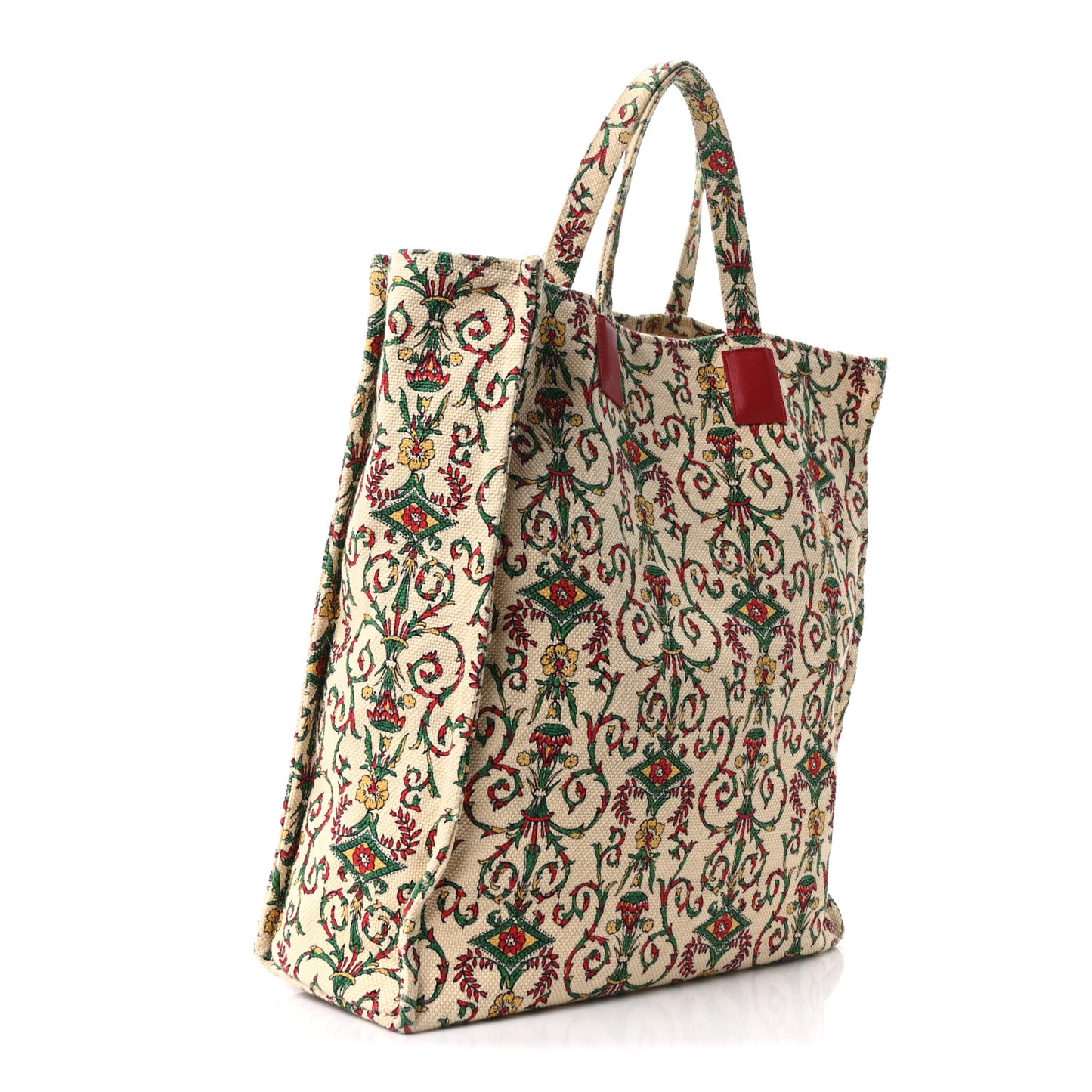 Canvas Garden Store Floral Vertical Tote Multicolor