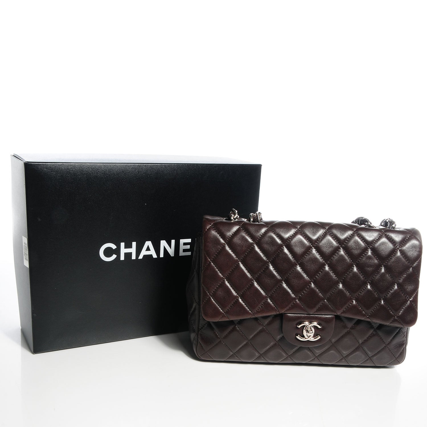 Chanel Lambskin Jumbo Single Flap Brown 5 of 9