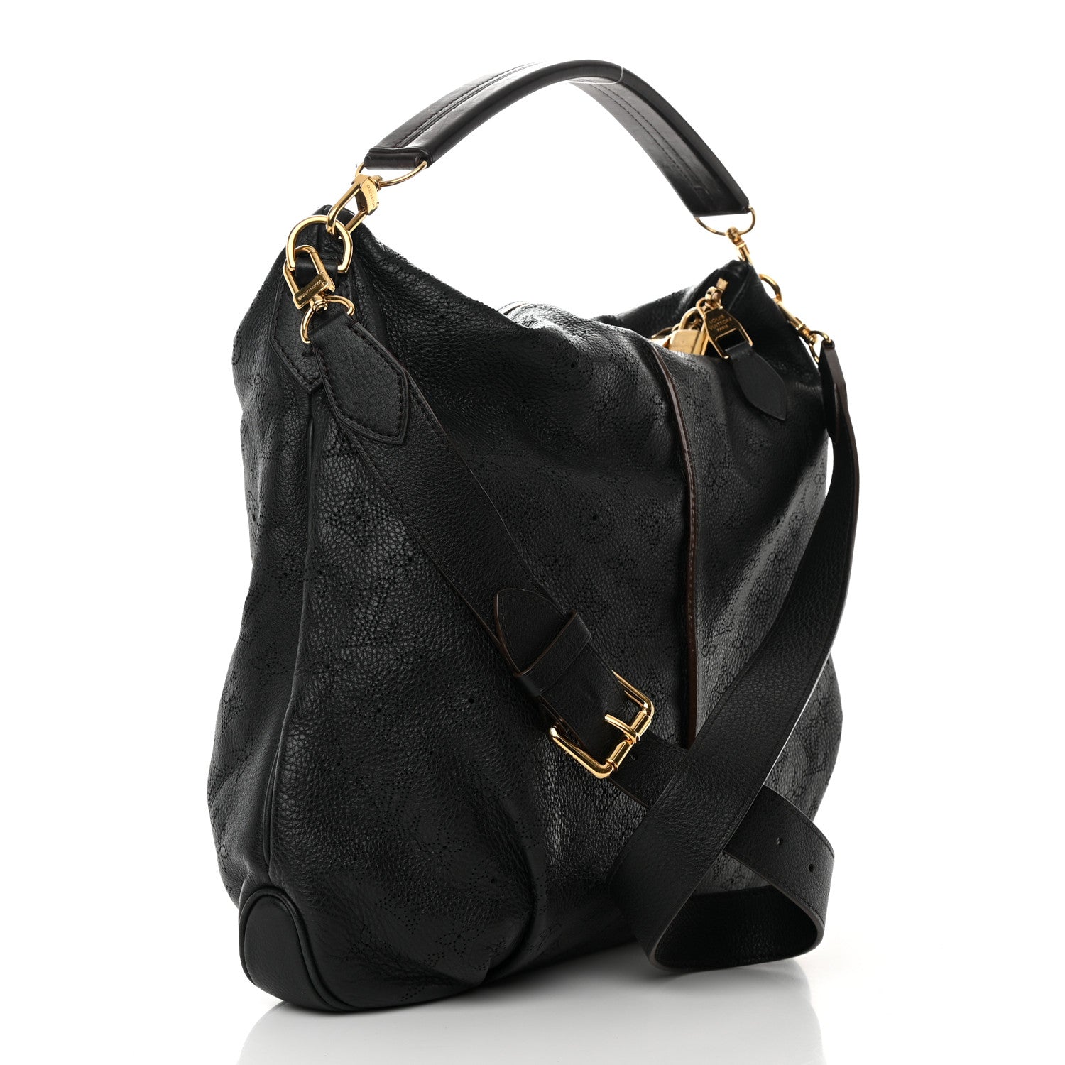 Louis Vuitton Mahina Selene MM Black 3 of 15