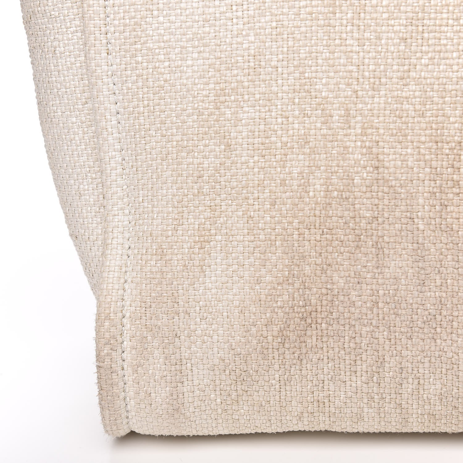 Chanel Woven Straw Raffia Small Deauville Tote White Navy 14 of 17