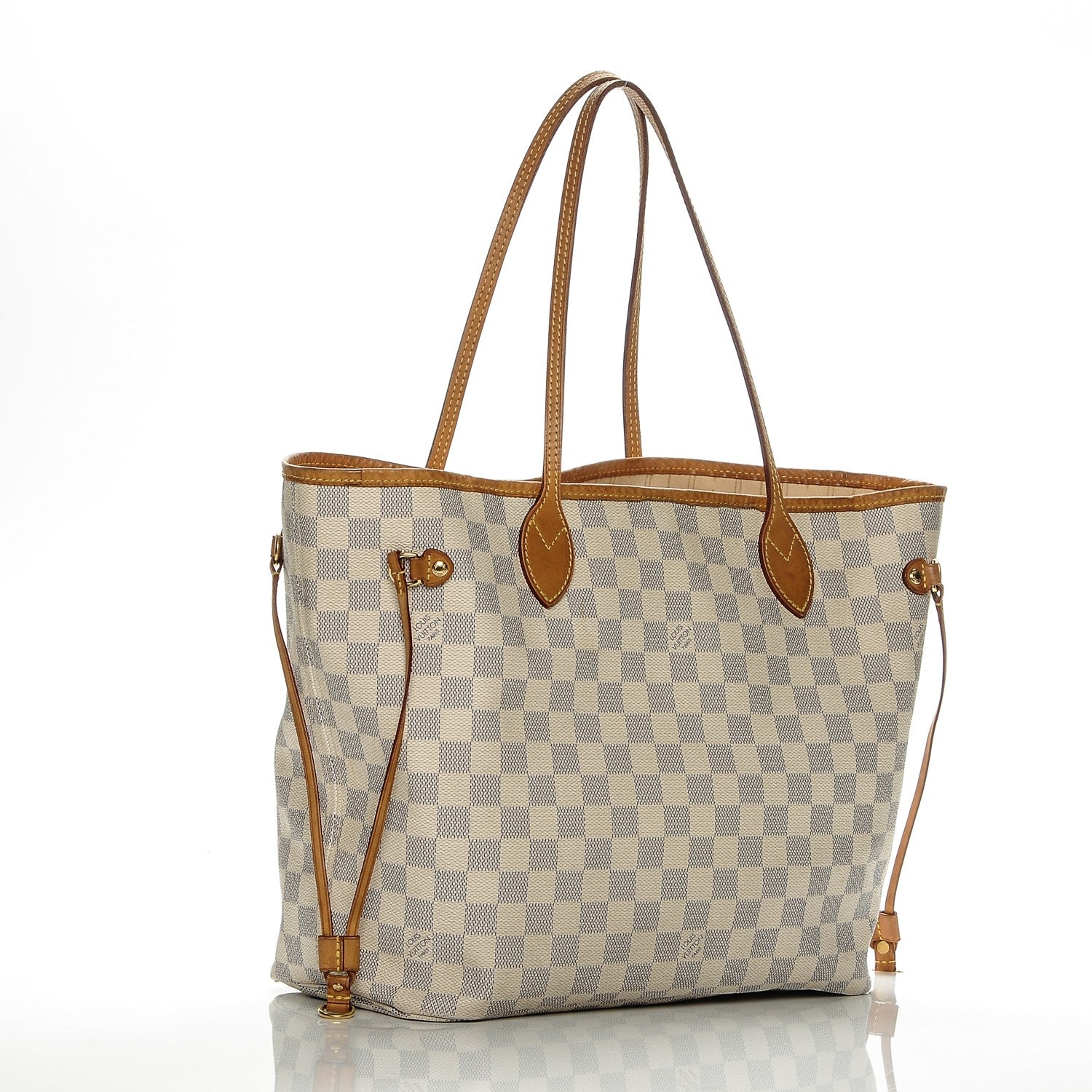 Louis Vuitton Damier Azur Neverfull MM 3 of 8