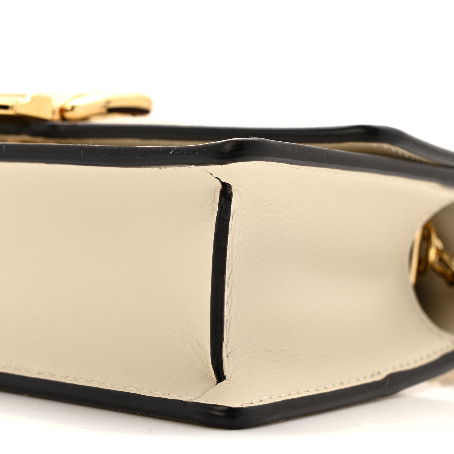 Gucci Calfskin Super Mini Sylvie Chain Shoulder Bag White 10 of 14